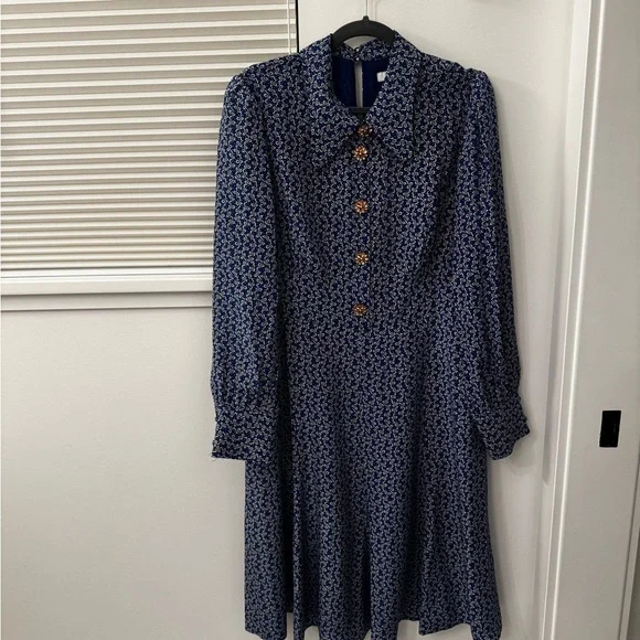 LK Bennett Mathilde Long Sleeve Dress - Picture 6 of 9